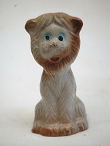 Old Vintage Whimsical Ceramic Baby Wild Lion Figurine Shadowbox Shelf Decor MCM - £7.77 GBP