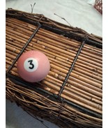 Replacement Mini Billiard Pool Ball - Pink #3 - $7.99