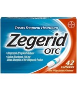 Zegerid OTC Heartburn Relief 20mg Capsule 42 Count Just 1 Pill A Day 07/26+ - $558.87 MXN