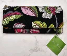 Vera Bradley Moon Blooms Large Trifold Wallet NWT - $29.99