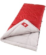 Cool Weather Sleeping Bag | 30°F Palmetto Sleeping Bag | Coleman, Red. - £47.98 GBP