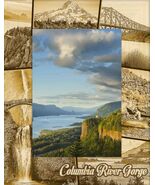 Columbia River Gorge Laser Engraved Wood Picture Frame Portrait (3 x 5) - $25.99