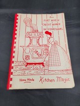 Home Made Kitchen Magic Cookbook fort worth credit women international 1982 vtg - £6.25 GBP