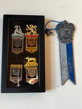 Lot of Harry Potter Goldtone &amp; Silvertone Metal &amp; Blue &amp; Gray Ravenclaw ... - £11.79 GBP