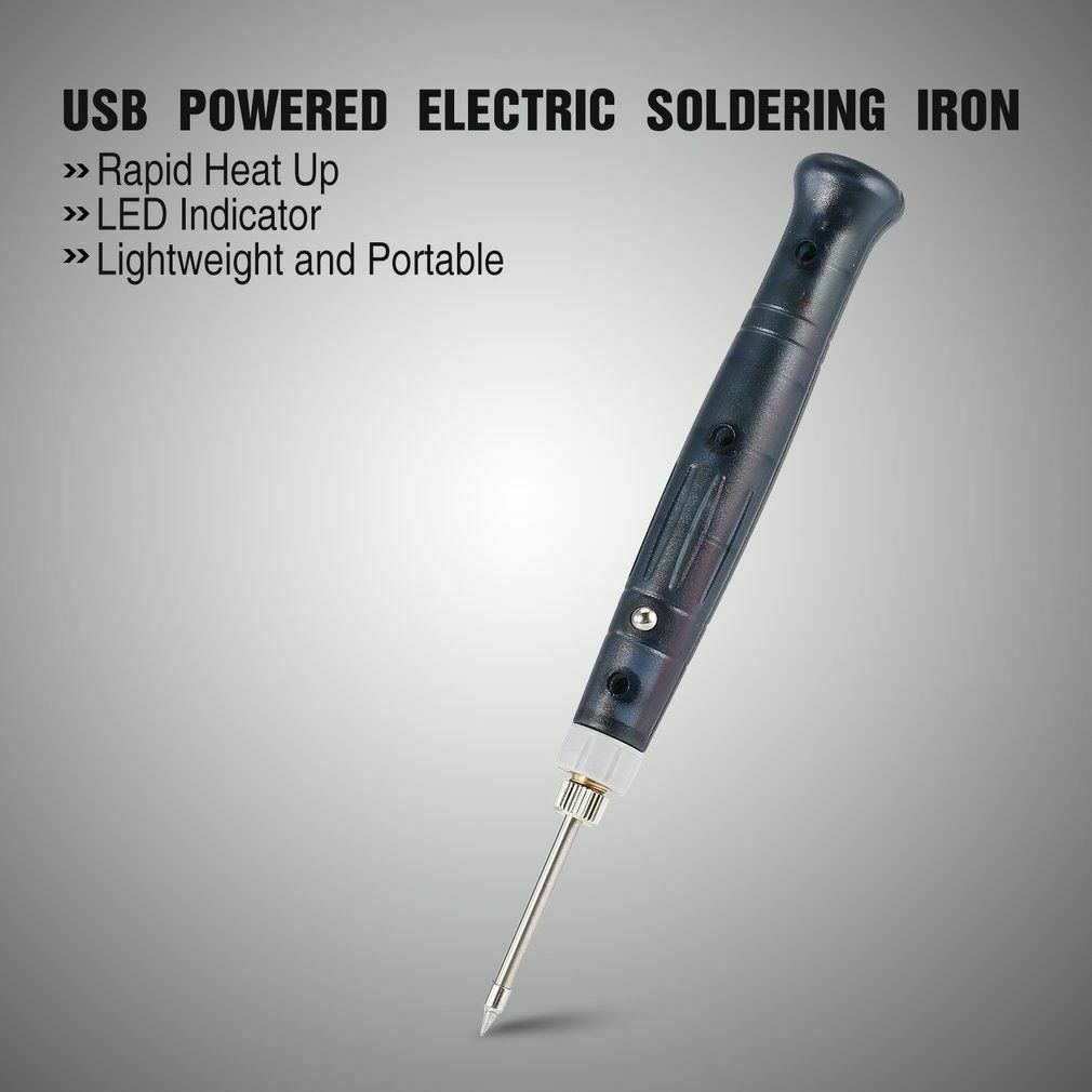 USB Powered Electric Soldering Iron Solder Pen for Welding NEW 5V 8W SET - $17.06