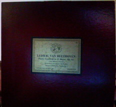Ludwig Van Beethoven Piano Concerto In D Major Op. 61 - £39.95 GBP