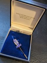 Lynne Michael Roche Collectors Club Enamel Pin Tie Tack 925 Sterling Sil... - $273.73