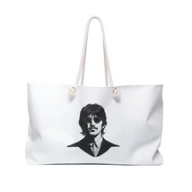 Oversized Weekender Tote Bag Perfect for the Beach or Town- Black &amp; Whit... - $47.38
