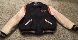 Vintage Caesar&#39;s Wool Leather Jacket, Size XL, Made In USA!! - £27.94 GBP