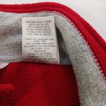 Hanes HN470100 Men's Red 1/4 Zip Pullover Sweater Long Sleeve Size Medium image 4