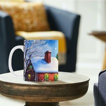 Ceramic Mug - 11 oz White -  Home For The Holidays - $13.47