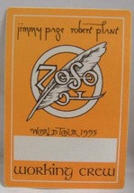 LED ZEPPELIN / ROBERT PLANT / JIMMY PAGE - ORIGINAL CLOTH TOUR BACKSTAGE... - $12.00