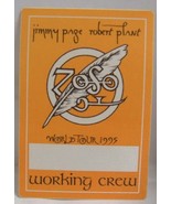 LED ZEPPELIN / ROBERT PLANT / JIMMY PAGE - ORIGINAL CLOTH TOUR BACKSTAGE... - $12.00