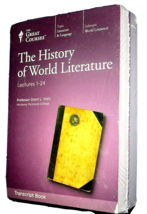 Teaching Co Great Courses TRANSCRIPTS : THE HISTORY OF WORLD LITERATURE ... - $39.78