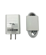 TCL 5V 3A Wall Charger USB Port USB-C Cable Fast Travel Power Adapter fo... - $8.96
