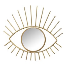 Gold Metal Eye Wall Mirror - £41.23 GBP