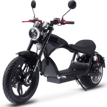 MotoTec Raven 60V 2500W Lithium Scooter in Black 30Ah Power Edition - $2,199.00