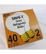 Action Tunsram Safe-t Oven Refrigerator 2 light Bulbs 40 watt brass base... - $464.04 MXN