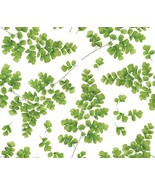 Green Maidenhair Leaves - Custom Made Fitted Sheet - $33.50 CAD+