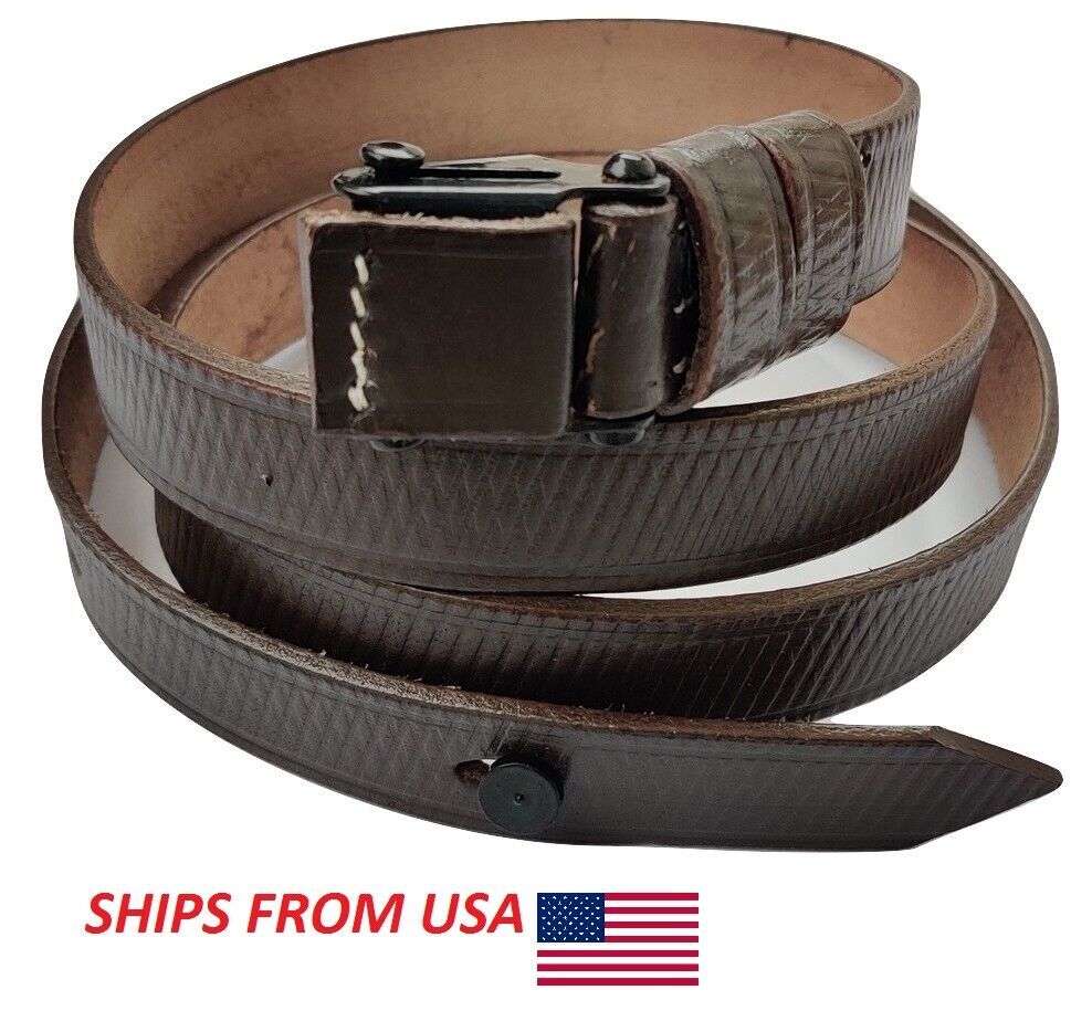 WWII German MP Brown Leather Sling Reproduction Collectibles Goods - $17.26