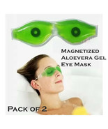 Magnetized Aloe Vera Cool Gel Eye Mask for Stress Relief &amp; Dark Circles ... - £18.60 GBP
