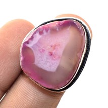 Pink Botswana Agate Gemstone Handmade Fashion Ethnic Ring Jewelry 8&quot; SA 5564 - £3.14 GBP