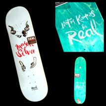 Mason Silva Real Natas Kaupas Artwork 8.28&quot; Skateboard Pro Deck - £67.21 GBP