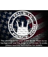 This is My Peace Sign Die Cut Vinyl Car Window Decal Bumper Sticker US S... - $124.38 MXN+