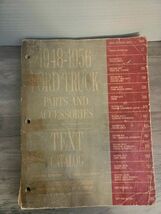 1948-1956 Ford Truck Parts and Accessories Text Catalog - $32.16 CAD