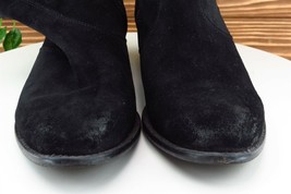 Seychelles Boot Sz 8 M Short Boots Almond Toe Black Leather Women - £20.15 GBP