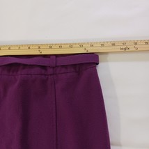 New York & Company Women's Purple Belt Stretch Skirt Size 4 image 11