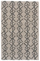 2&#39; X 3&#39; Black Taupe And Gray Wool Geometric Tufted Handmade Stain Resist... - $1,848.75 MXN