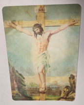 Multi Motion Easter Crucifixion Ascension Jesus Christ on the Cross Post... - £10.16 GBP