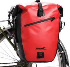 Rhinowalk Bike Bag Waterproof Bike Pannier Bag 27L,(For Bicycle Cargo Ra... - £51.11 GBP