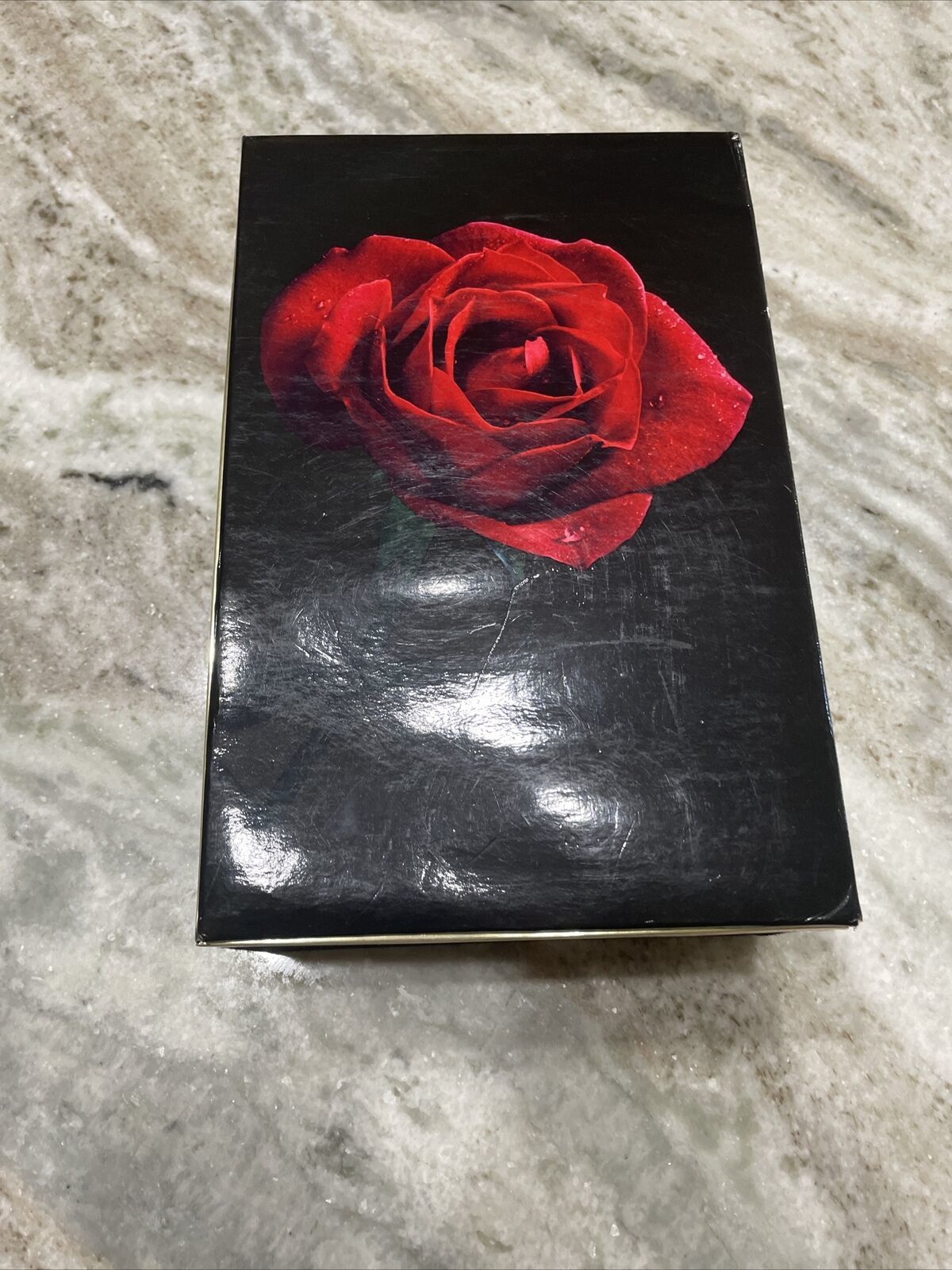 Rose gift box/jewelry box 6 1/2” X 10” - used - $24.63