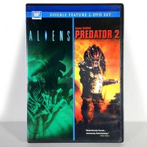 Aliens / Predator 2 (2-Disc DVD, 1986 &amp; 1990 , Widescreen)    Sigourney Weaver - £6.13 GBP