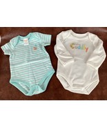 Gymboree Bodysuit Newborn 0 Months Unisex Long Sleeve Tiger Cuddly Lot NWOT - $40.46 CAD