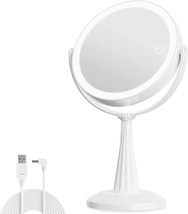 Makeup Mirror with Lights, 8&quot; Double Sided Lighted Makeup Mirror - £43.26 GBP