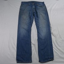 Levi&#39;s 34 x 34 514 Straight Medium Wash Denim Jeans - £20.02 GBP
