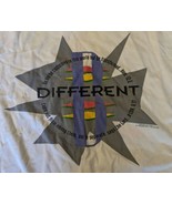 VTG Sof Tee USA White T Shirt Dare II dv8 Christian Religious Romans 12:... - $40.60 CAD