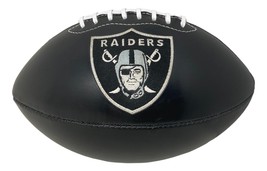 Las Vegas Raiders Black Leather Logo Football - £30.50 GBP