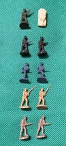 Axis &amp; Allies Spring 1942 Replacement Pieces 9 Infantry Soldiers 1 Tank - £7.77 GBP