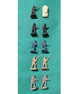 Axis &amp; Allies Spring 1942 Replacement Pieces 9 Infantry Soldiers 1 Tank - $13.37 CAD