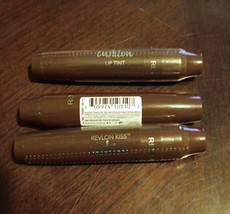3 Revlon Kiss Cushion Lip Tint 280 Chocolate Pop 0.15oz (Qq3) - £14.68 GBP