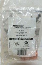 Nibco Press System PC604 Male Adapter 1 1/4 Inch Leak Detection - £19.68 GBP
