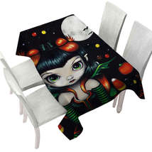 Cute Fairy Candy Corns Halloween Treats Tablecloth - $52.25 CAD+