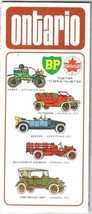 Ontario Roadmap 1973 Supertest BP British Petroleum Old Cars - £10.05 GBP