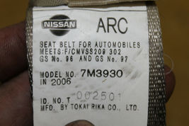 2005-2007 INFINITI G35 COUPE REAR RIGHT PASSENGER SIDE SEAT BELT RETRACTOR K8081 image 9