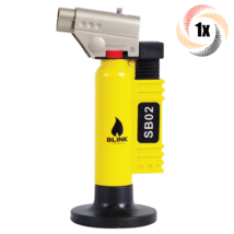 1x Torch Blink SB02 Yellow Butane Lightweight Torch | Adjustable Flame - £18.30 GBP