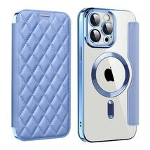 for iPhone 16 ((Color: Light Blue) Magnetic Flip Case with Leather Walle... - $976.09 MXN